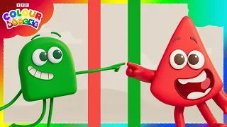 Full Colourblocks Episodes Red to Green! | Kids Learn Colours | @colourblocks