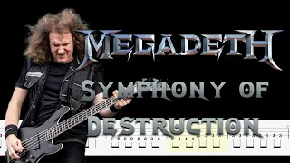 Megadeth - Symphony of Destruction (Bass Tabs and Notation ) By  @ChamisBass   #chamisbass #basstabs