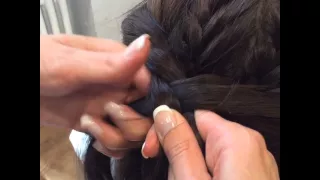 Прическа эпохи Позднего Средневековья. Hairstyle in 15 sec