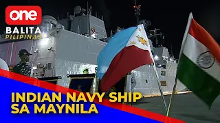 Indian navy ship na INS Kadmatt, dumaong sa Manila Port
