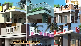 Top 100 Parapet Wall Designs | Balcony Grill Design for House | House Front Elevation Design