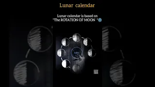 lunar calendar|learn with Liza|