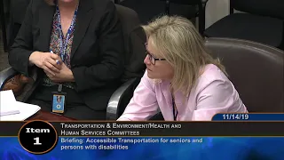 November 14, 2019 - T&E/HHS Committee Worksession