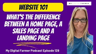 Websites 101 ~ What's the difference between a homepage, a sales page, and a landing page?