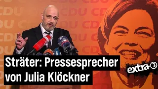 Torsten Sträter als Pressesprecher von Julia Klöckner  | extra 3 | NDR