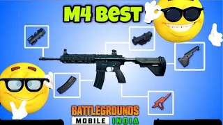 M416 BEST ATTCHMENT FOR NO RECOIL🔥🔥 NEW PLAYER WATCH THIS TO IMPROVE GAMEPLAY IN BGMI / PUBG #m416