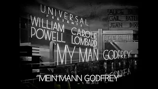 MEIN MANN GODFREY (1936) My Man Godfrey (Deutsch) Trailer - B&W