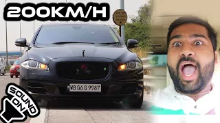 Ride in Loudest Jaguar in India | XJR V8 | Reaction | Custom Exhaust | India
