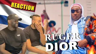 RUGER - DIOR 🇳🇱 DUTCH  REACTION TO (NL/ENG)🔥