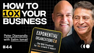 How to 10x Your Business: Linear to Exponential w/ Salim Ismail | EP#44 Moonshots and Mindsets