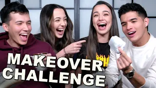 Make Over Challenge w/ Alex Wassabi and Aaron Burriss - Merrell Twins