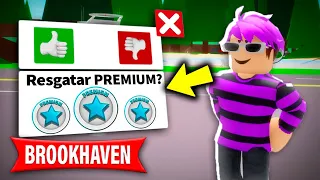 TENTEI GANHAR PREMIUM GRÁTIS no BROOKHAVEN E..