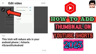 How to add thumbnail on YouTube shorts | #shorts