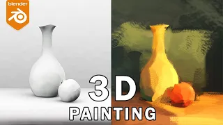 Turn any 3D into painting procedurally! (Surprisingly EASY)