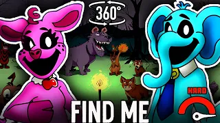 360° VR Find BUBBA BUBBAPHANT and PICKY PIGGY 🔴HARD LEVEL Poppy Playtime3 Virtual Reality Experience