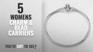 Top 10 Womens Charm & Bead Carriers [2018]: Bracelet,925 Sterling Silve Basic Charm Bracelet Snake