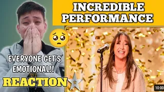 Sydnie Christmas wins GOLDEN BUZZER with beautiful cover - "Tomorrow" | Audition| BGT 2024 REACTION