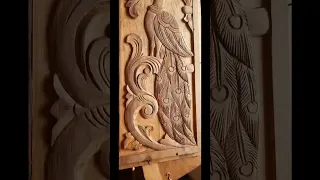 #woodcarving peacock