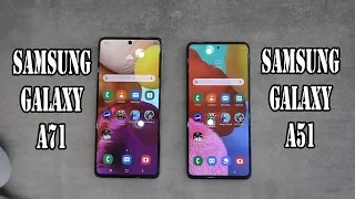 Samsung Galaxy A71 vs Samsung Galaxy A51 | SpeedTest and Camera comparison