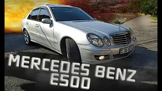 Обзор Mercedes Benz E500, Авто из Армении 2002г.