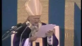 Juan Pablo II, no al aborto, Madrid 2 de noviembre de 1982