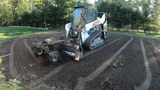 Using a Harley Raking to Install New Lawns
