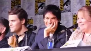 Vampire Diaries singing and sexy looks (Ian Somerhalder,  Paul Wesley, SDCC 2016)