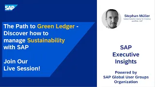 The Path to Green Ledger - Discover how to Manage Sustainability with SAP