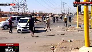 Ntlantla Kgatlhane has the latest from Vosloorus, where a bid to disperse looters is under way
