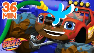 Best Car Wash Surprises w/ the Monster Machines! | Blaze and the Monster Machines