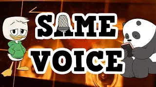 Same Voice: Louie vs Panda! | Ducktales | We Bear Bears | Bobby Moynihan