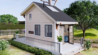 3x6m (190sqft) With Rustic Beautifull Cottage Houseb It Is a Dream | Exploring Tiny House