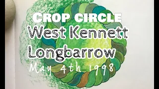 CROP CIRCLE West Kennett Longbarrow, Wiltshire - 4 mai 1998 - GÉOMÉTRIE PURE 64