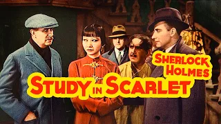 A Study in Scarlet (1933) | Sherlock Holmes | Mystery, Thriller | Full Length Movie