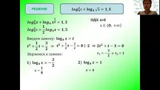 IІІ   четверть, алгебра, 11 класс, № 97 логарифмические уравнения и их системы