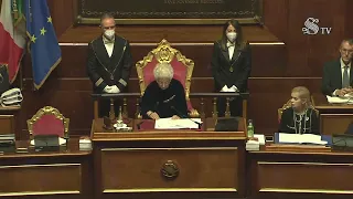 La prima seduta in Parlamento per la nuova legislatura