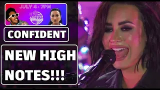 DEMI LOVATO - NEW "CONFIDENT" HIGH NOTES! (Live Wawa Welcome Party: F3-A5)