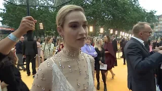 Premiere: Lily James, Himesh Patel, Richard Curtis | Yesterday (The Fan Carpet)