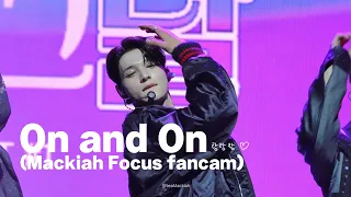 [4K]240209 설레는그날 - 앰퍼샌드원 On and On(Mackiah Focus fancam)