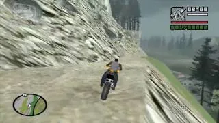 GTA San Andreas - Walkthrough - Unique Stunt Jump #38 - Mount Chiliad (Whetstone)