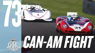 Awesome sliding Can-Am battle at Goodwood