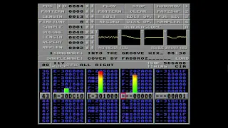 Madonna Into the Groove - Commodore Amiga Cover - Protracker - Work in Progress.