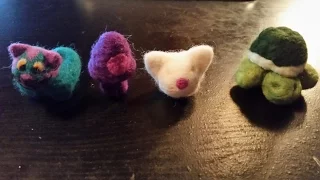 Making of ASMR Needle Felting