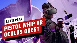 Playing Pistol Whip in Wireless VR - Oculus Quest