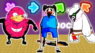 FNF Character Test | Gameplay VS Playground | Pibby Corrupted Finn, Ugandan Knuckles, Mordecai