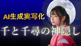 リアル「千と千尋の神隠し」生成AI一週間でどこまで表現出来るか!!チャレンジしてみた＃千と千尋の神隠し＃ジブリ＃spiritedaway#anime ＃AIジブリ#宮崎駿 #fyp