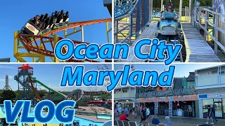 Visiting all the Ocean City Maryland Amusement Parks | VLOG | June 2022