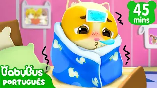 Timi Está Doente 🤒 | A Família dos Gatinhos | Música Infantil | BabyBus Português