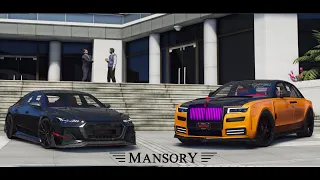 Rolls-Royce Ghost Mansory 2022 & Audi RS7 Mansory IN | GTA V | Game-Studio