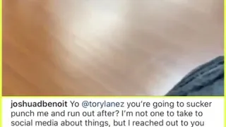 Tory Lanez Punched Joshua Benoit